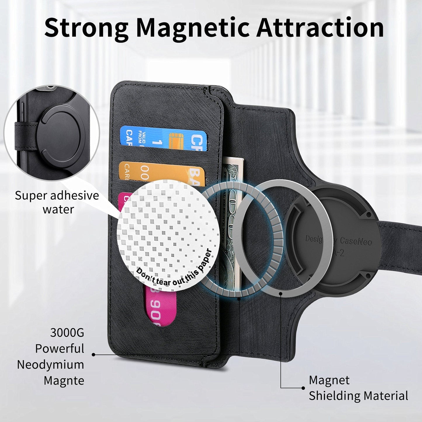 Magnetische, Abnehmbare 2-em-1-Handyhülle