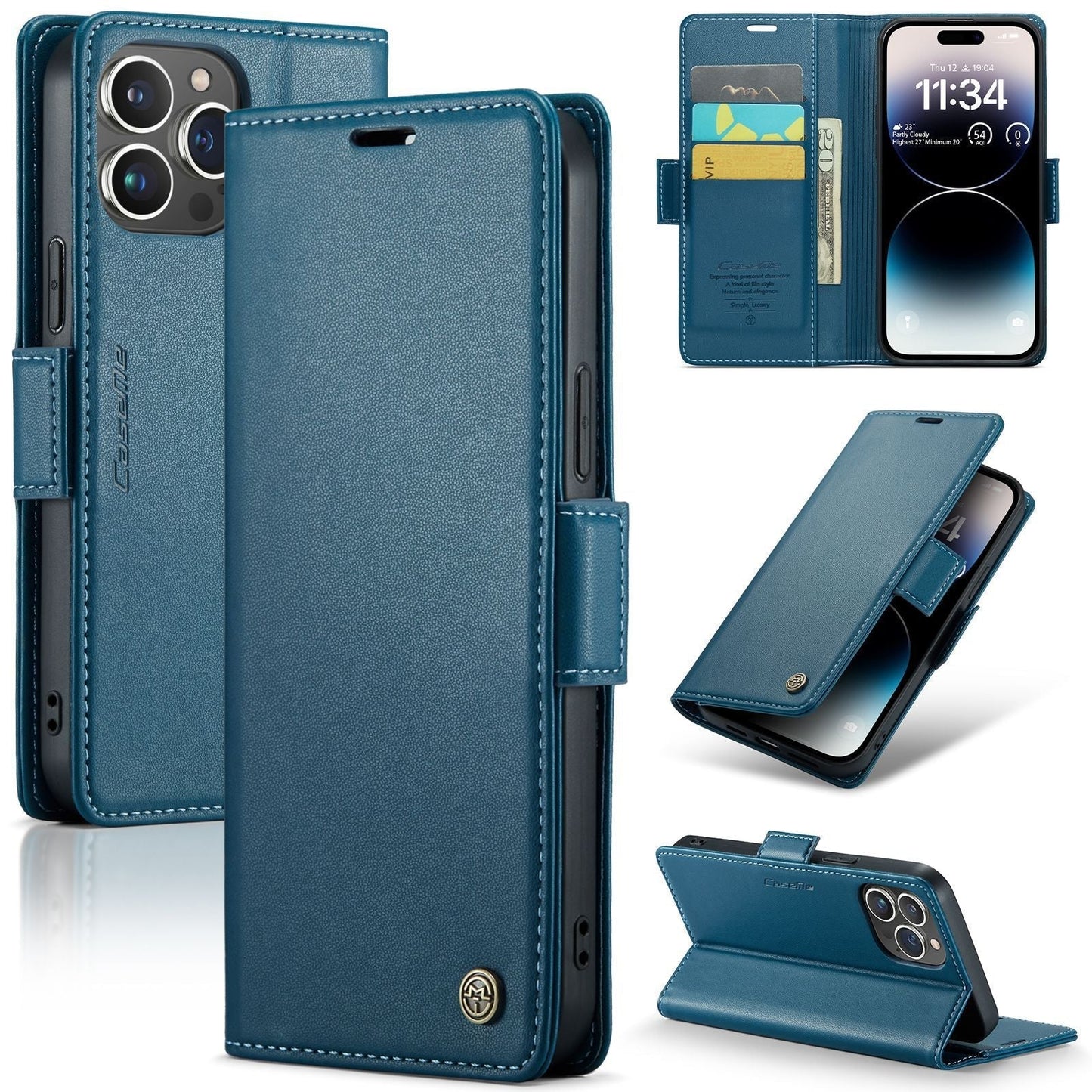 New Card Leather Case Flip Phone Case