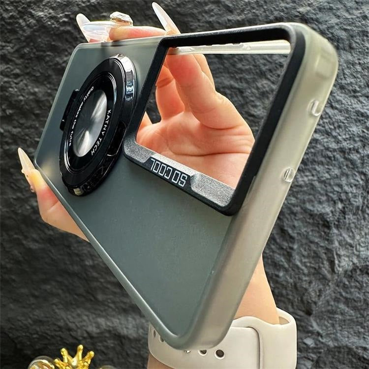 Casing Ponsel Dudukan Magnetik Buram Warna-warni untuk Seri Samsung A
