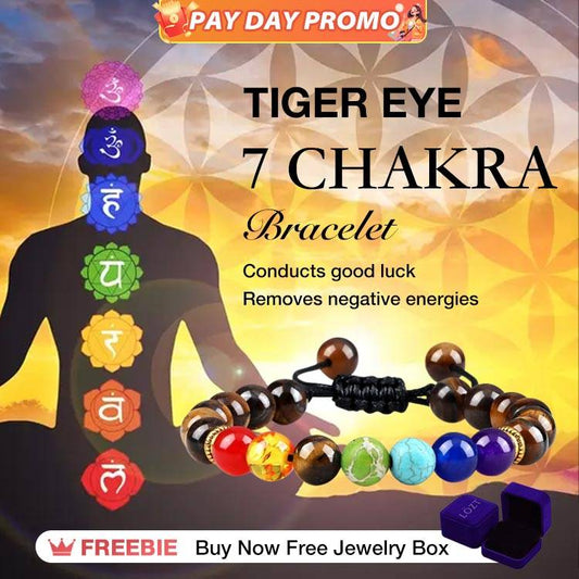 7 Chakra Healing Bracelet-Bring good luck, health,money and energy