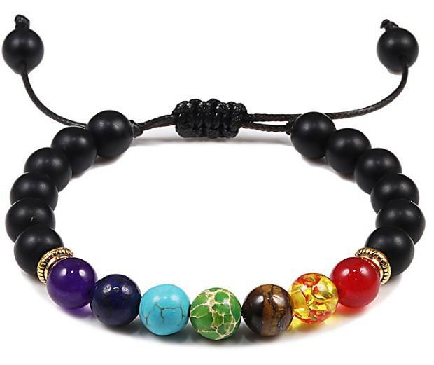 Pulsera curativa de los 7 chakras: trae buena suerte, salud, dinero y energía. 