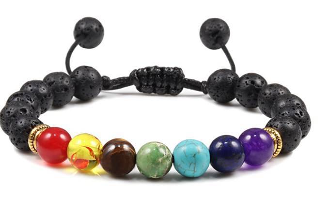 Pulsera curativa de los 7 chakras: trae buena suerte, salud, dinero y energía. 