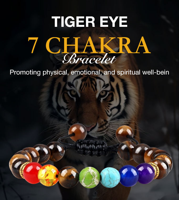 Pulsera curativa de los 7 chakras: trae buena suerte, salud, dinero y energía. 