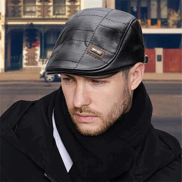 New generation leather beret