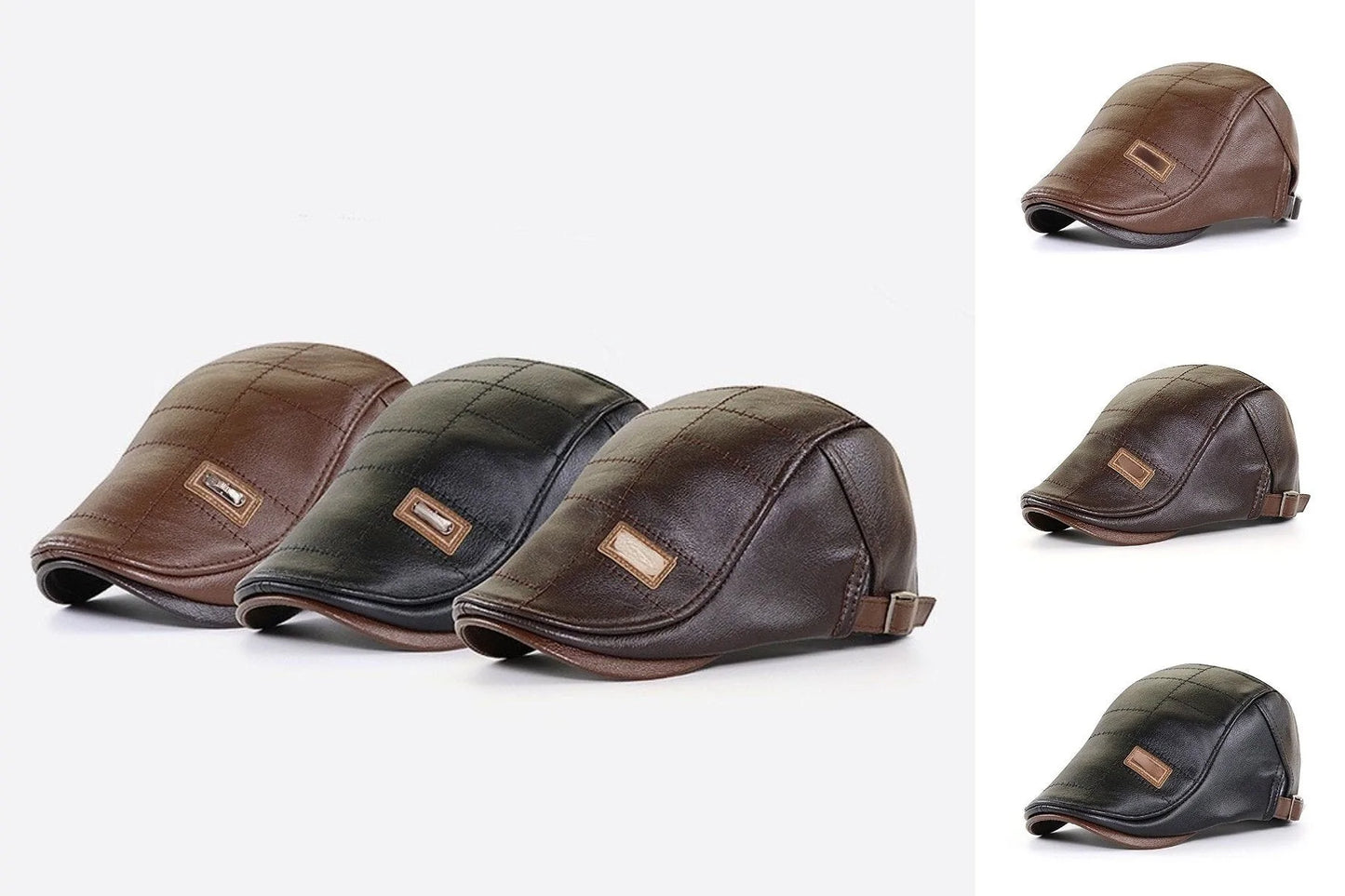 New generation leather beret