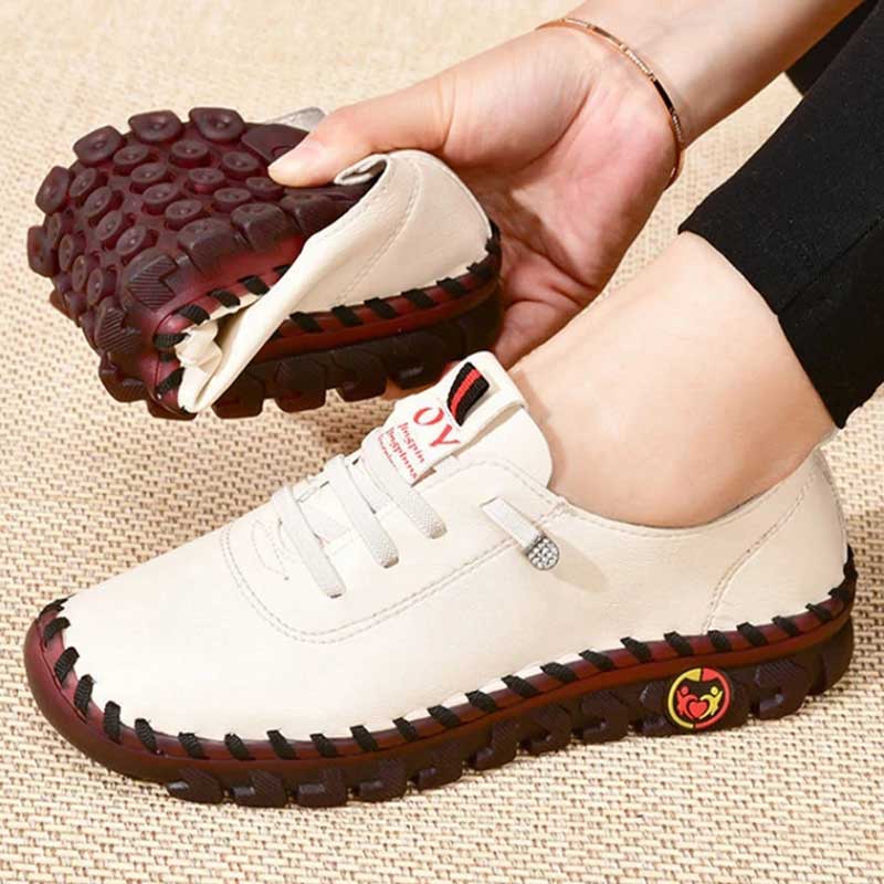 2024 Comfortable Genuine Leather Sneakers Walking Shoes