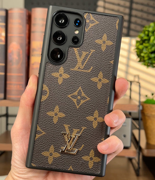 Obudowa Samsung Kulit LV Monogram yang Mewah 