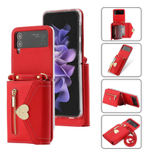 Casing Dompet Selempang Fashion Wanita untuk Samsung Galaxy Z Flip3/4/5