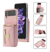 Casing Dompet Selempang Fashion Wanita untuk Samsung Galaxy Z Flip3/4/5