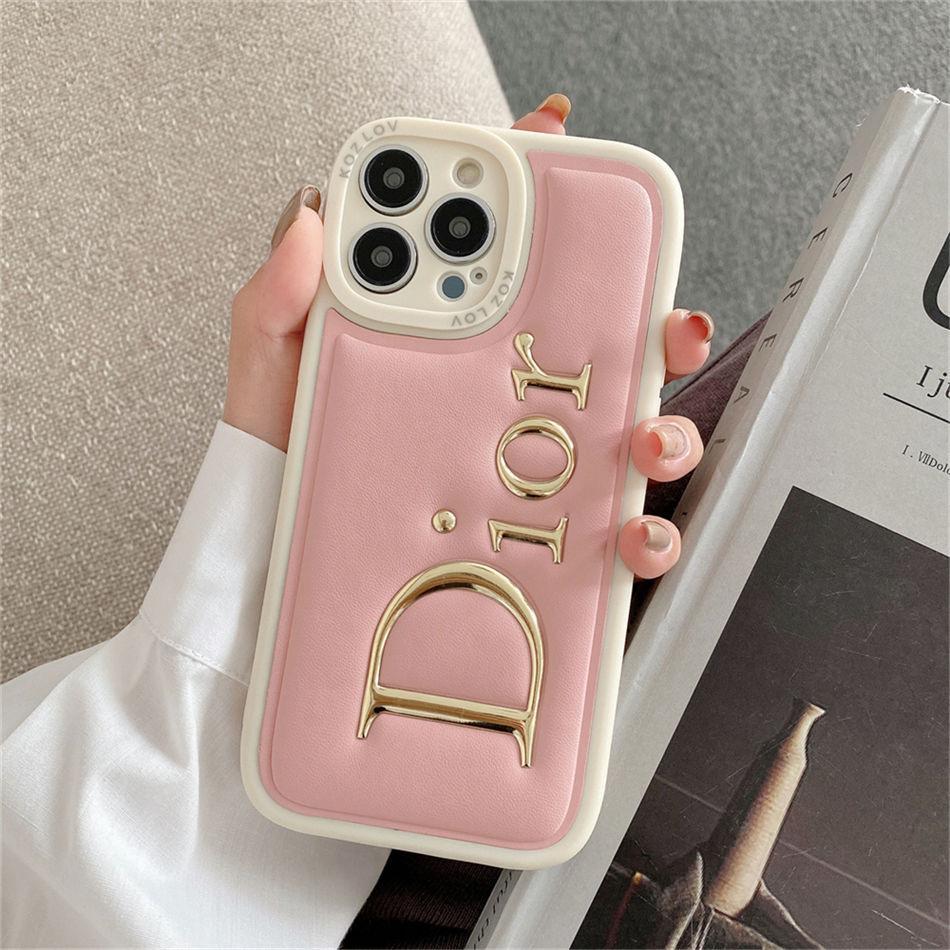 Casing Puffer Print Dior Mewah - iPhone