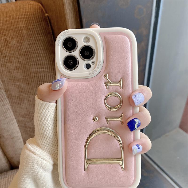 Casing Puffer Print Dior Mewah - iPhone