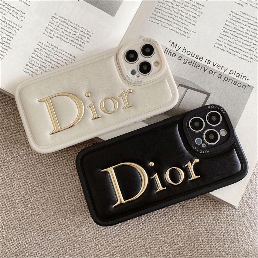 Casing Puffer Print Dior Mewah - iPhone