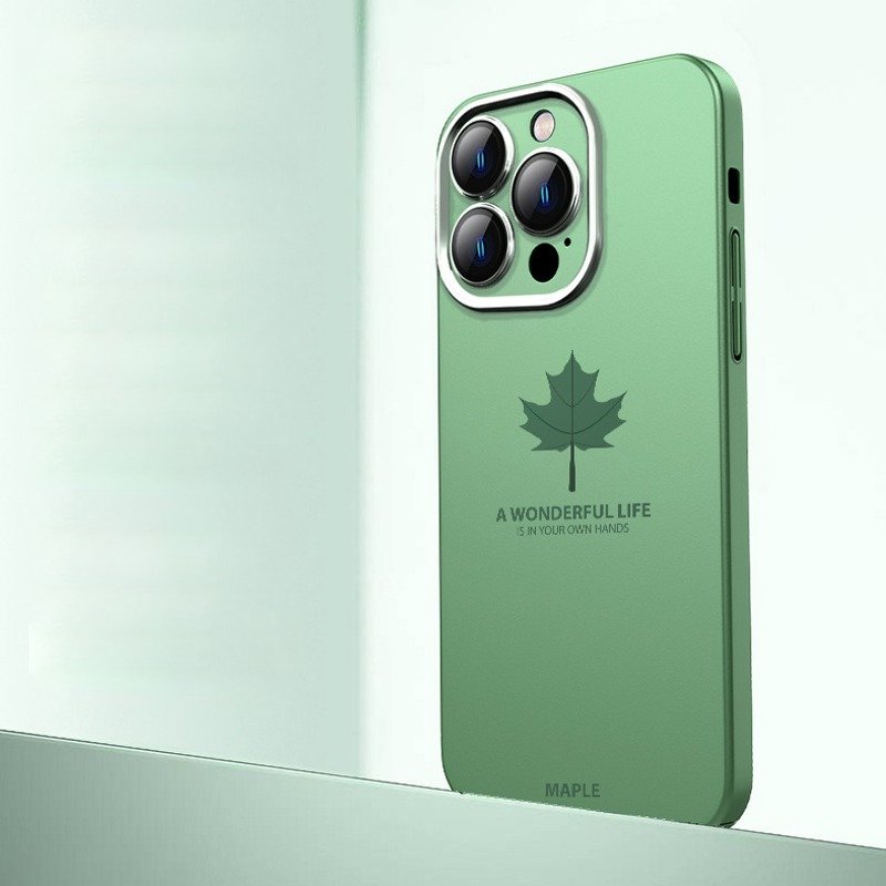 Obudowa Matte Daun Maple Cahaya Musim Gugur - iPhone