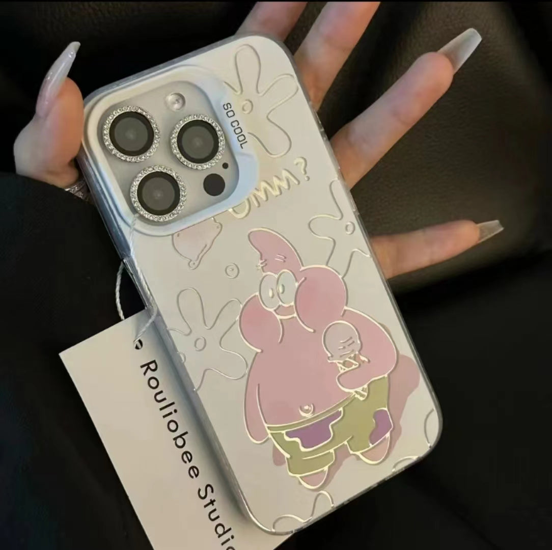 Casing ponsel seri kartun spongebob yang lucu