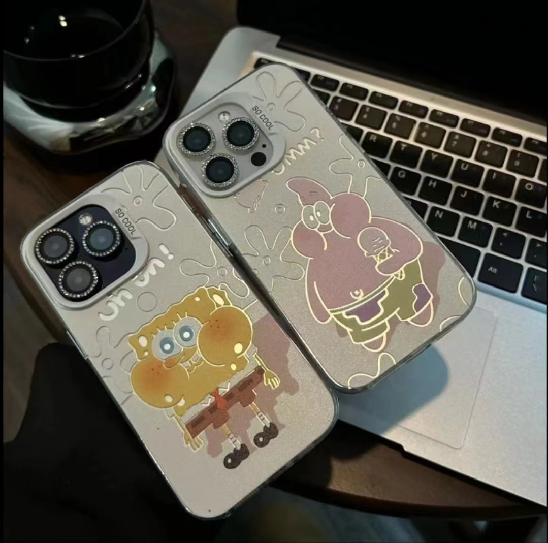 Obudowa ponsel seri kartun Spongebob Yang Lucu 