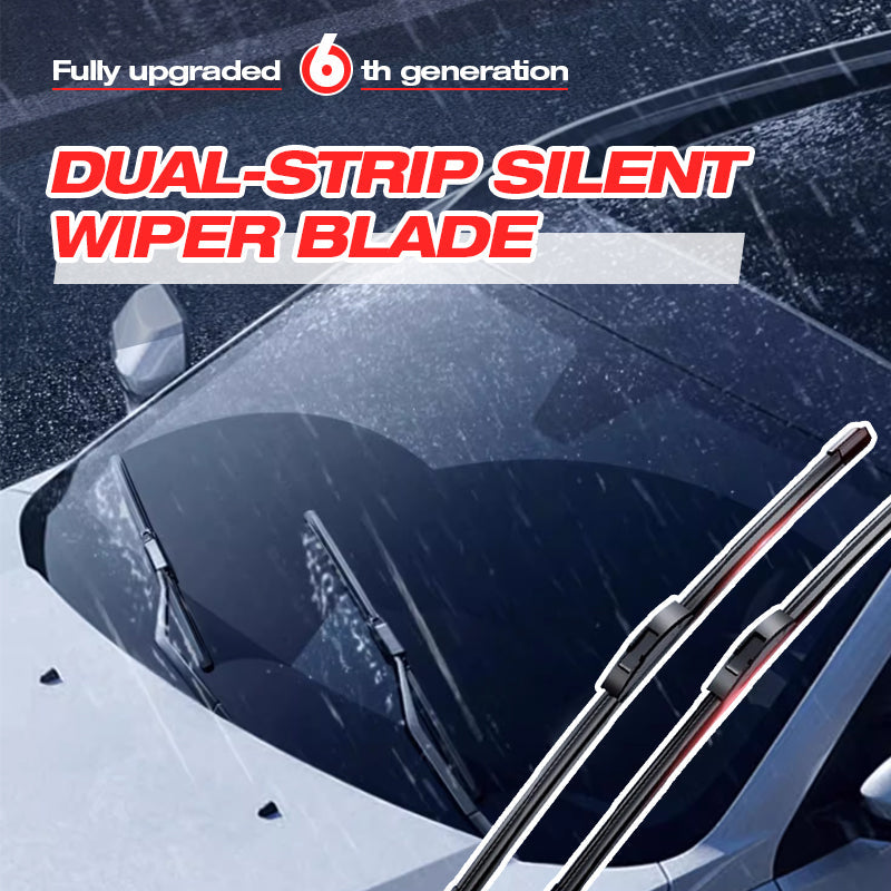 Double Rubber Strip High-definition Silent Boneless Car Wiper