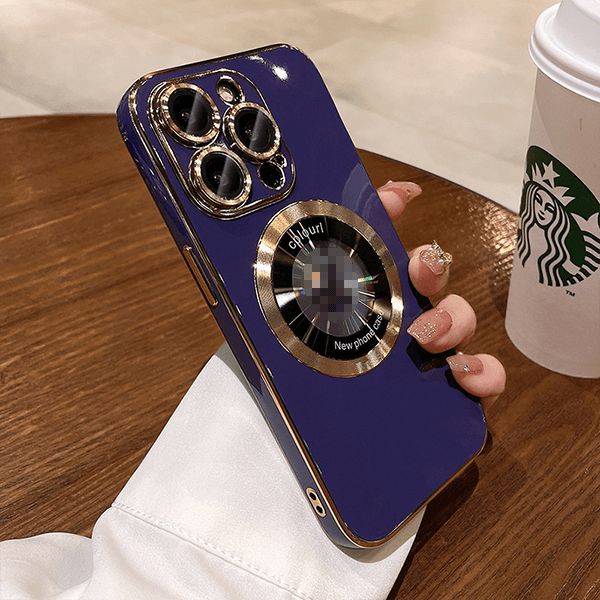 6D Magnetic Plating Cell Phone Case