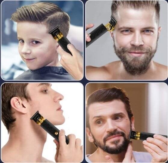 🔥Compre 3 Frete Grátis🔥Aparador de Pelos Zero Gapped Trimmer Sem Fio