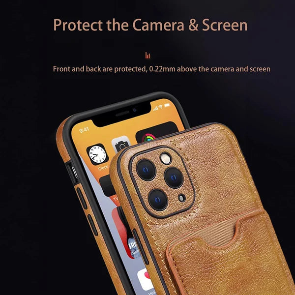 Luxurious & High-end iPhone Case with Invisible Stand