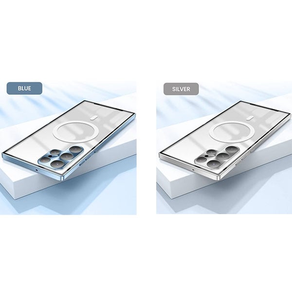 Casing Ponsel Magnetik PC & Logam Terlaris 2024 untuk Samsung - Perlindungan Lensa Penuh