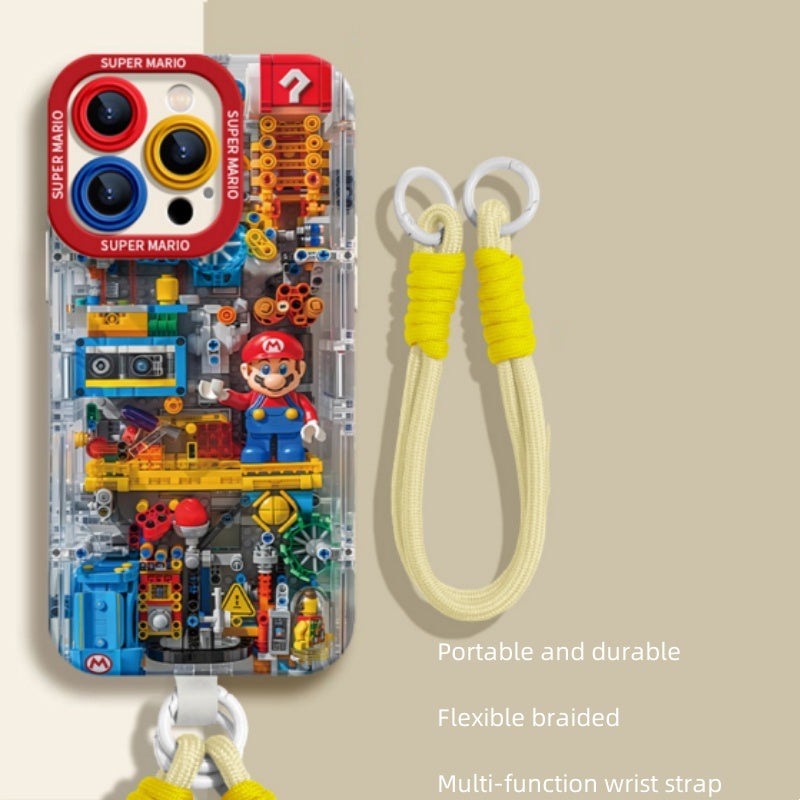 Nowa smycz z kreskówkowym Mario Lego do etui na iPhone'a 