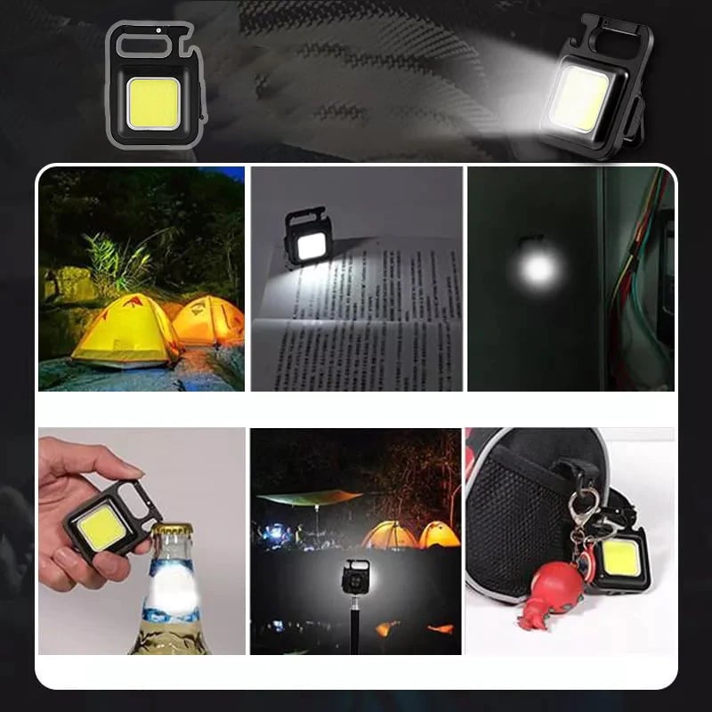 Multifunctional Keychain Rechargeable Light