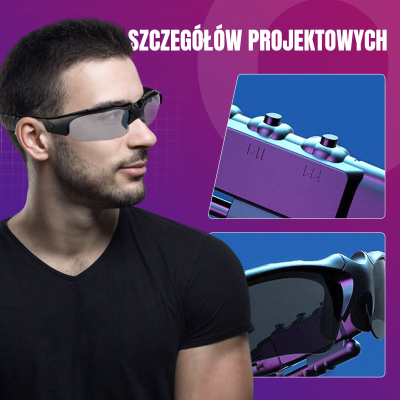 2024 Bezprzewodowe okulary sportowe z polaryzacją Bluetooth