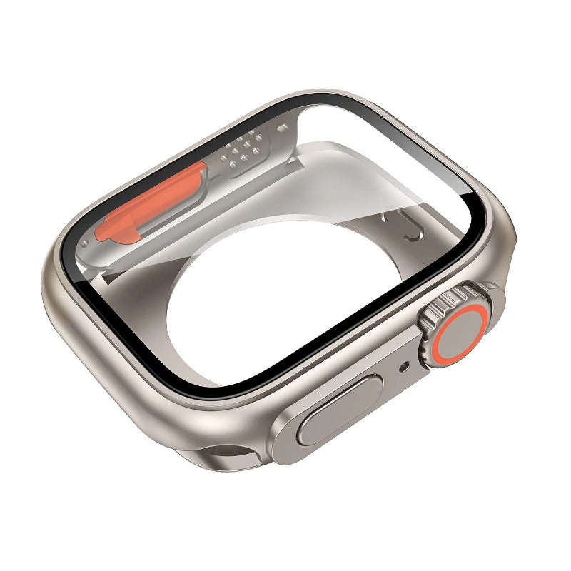 Penutup Pelindung Layar para Apple Watch 44mm 45mm 40mm 41mm 