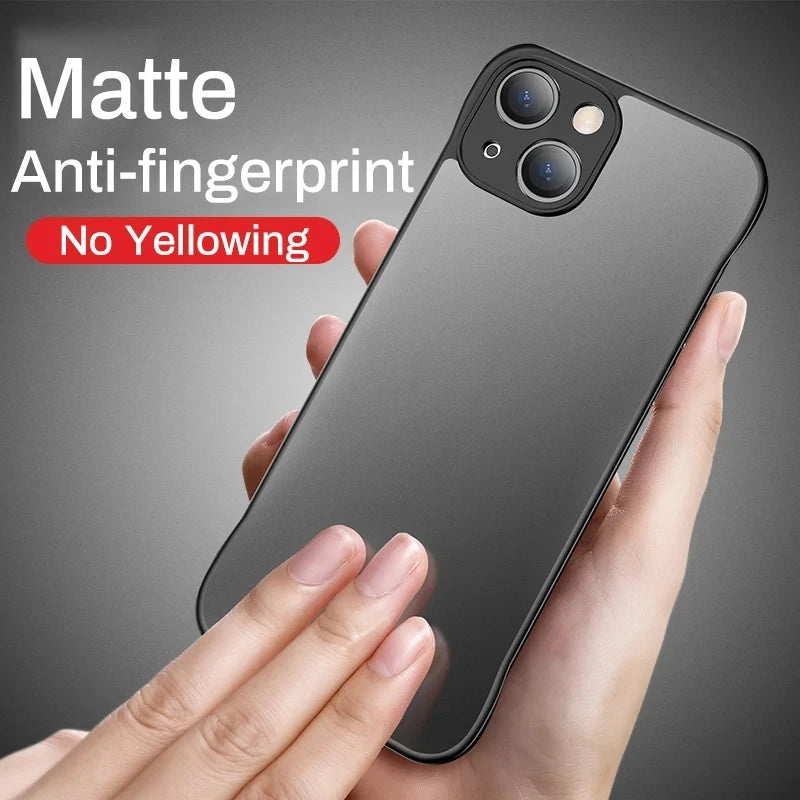 Casing Ultra Ramping Tanpa Bingkai Matte Untuk iPhone