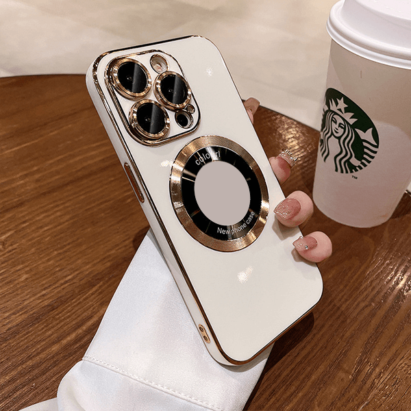 6D Magnetic Plating Cell Phone Case