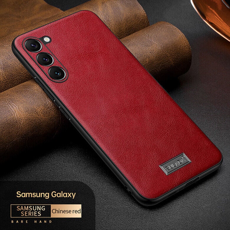 Capa de couro luxuosa Samsung 