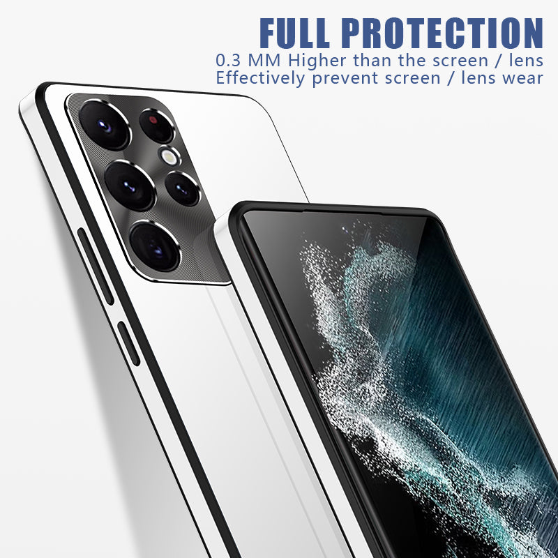 Nova capa de telefone Samsung 23/S22/S21 Ultra metálica à prova de choque 