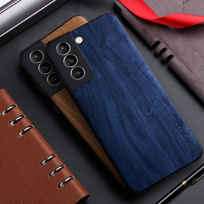 Wooden Pattern Soft Case For Samsung