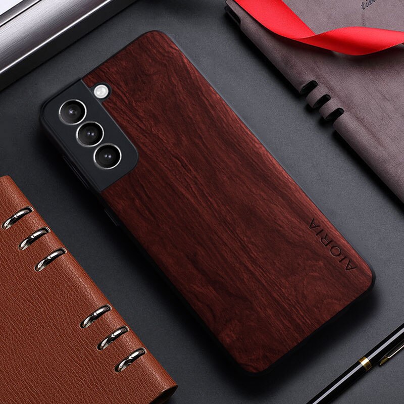 Wooden Pattern Soft Case For Samsung