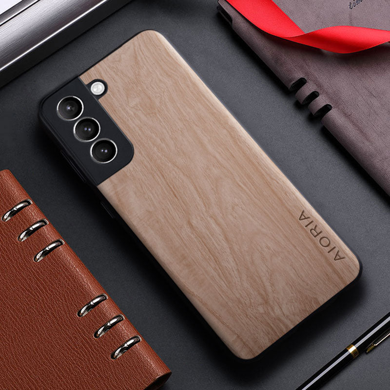 Wooden Pattern Soft Case For Samsung