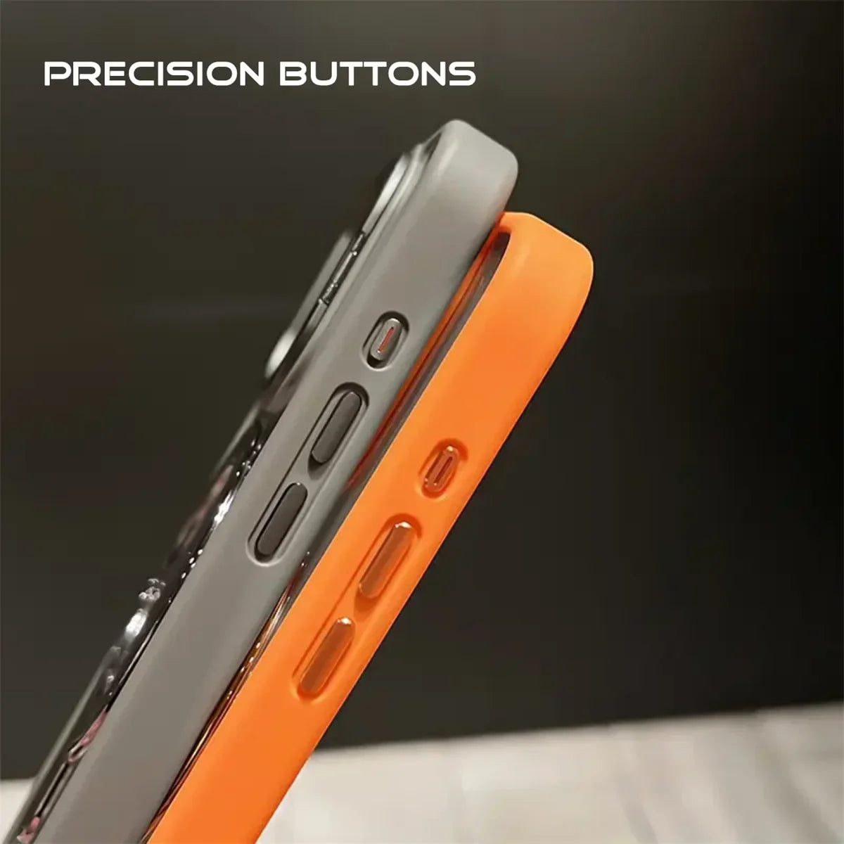 Ultra-thin Magnetic Holder Transparent Phone Case For iPhone