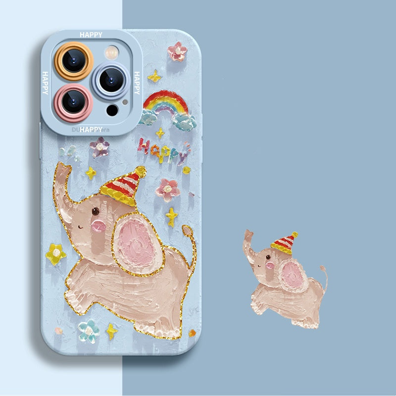 Dumbo Giraffe Cute Cartoon Phone Case