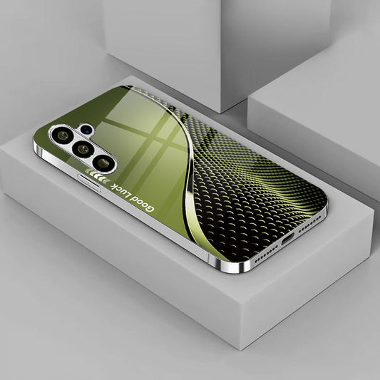 Electroplating Curved Fish Scale Pattern Case For Samsung