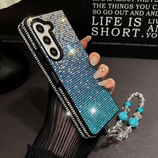 Capa de diamante de luxo para Samsung Galaxy Z Fold Series 