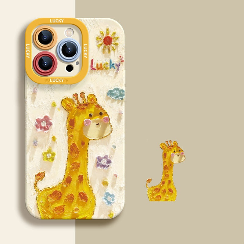 Dumbo Giraffe Cute Cartoon Phone Case