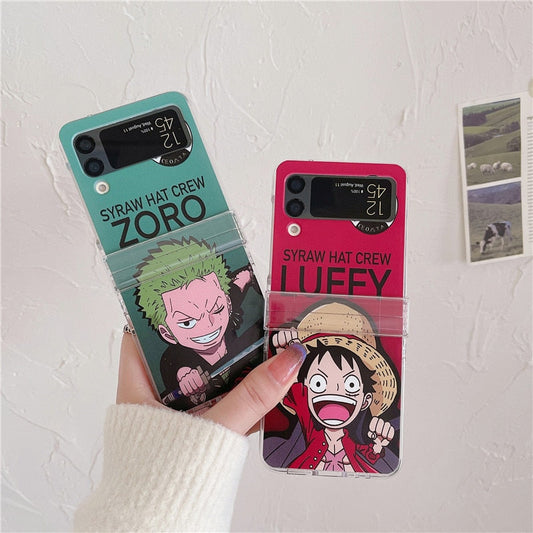 Casing Ponsel One Piece Untuk Samsung Galaxy Z Flip