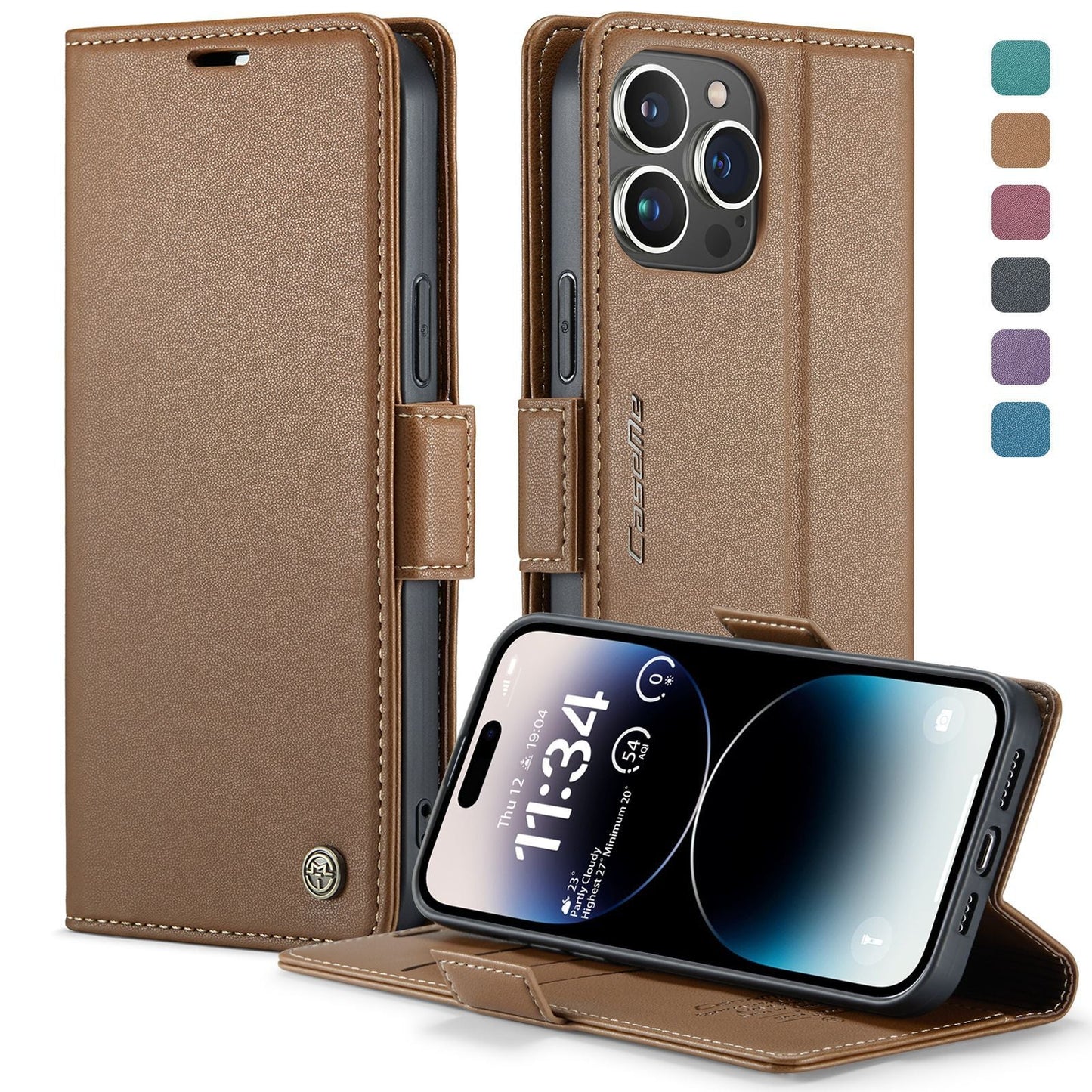 New Card Leather Case Flip Phone Case