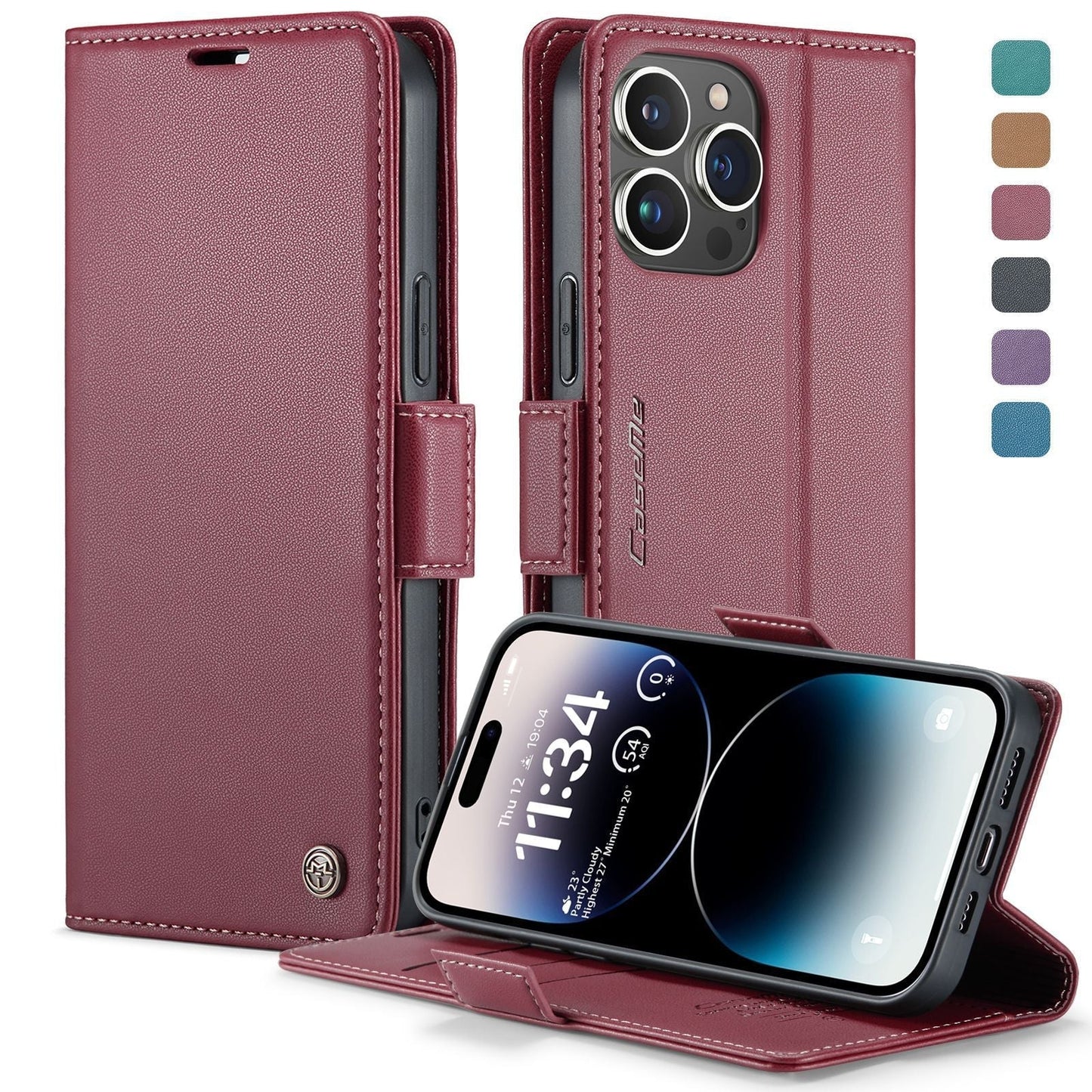 New Card Leather Case Flip Phone Case