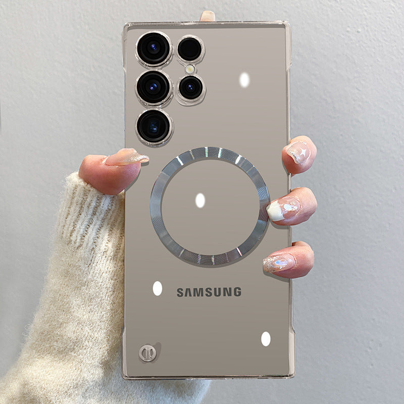 Casing pelindung anti jatuh magnetik tanpa bingkai berlapis Samsung