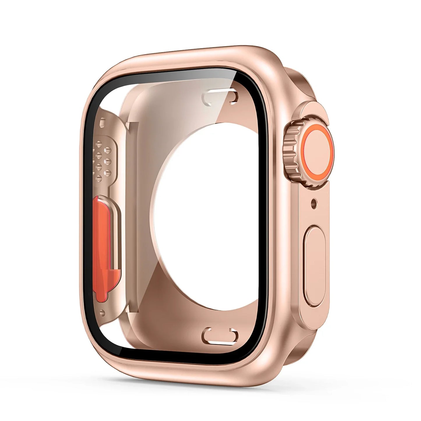 Penutup Pelindung Layar para Apple Watch 44mm 45mm 40mm 41mm 