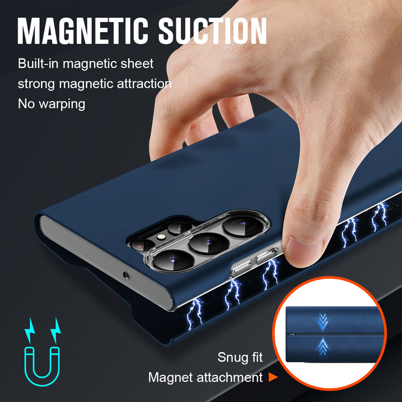 🔥Venda quente🔥 Adequado para Samsung S22/S23/24 Series Mobile Phone Case Magnetic Plug-In Card 