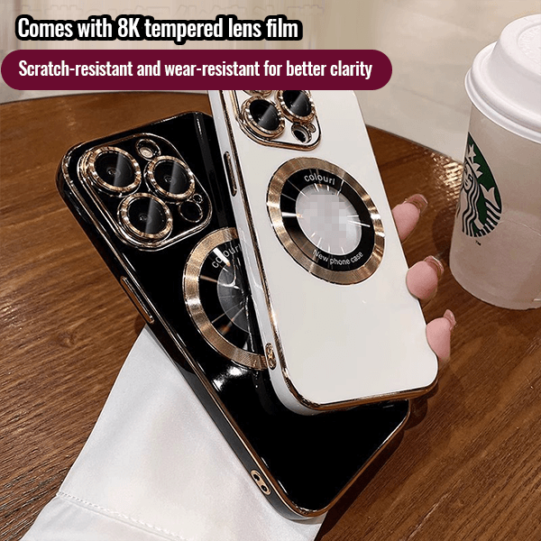 6D Magnetic Plating Cell Phone Case