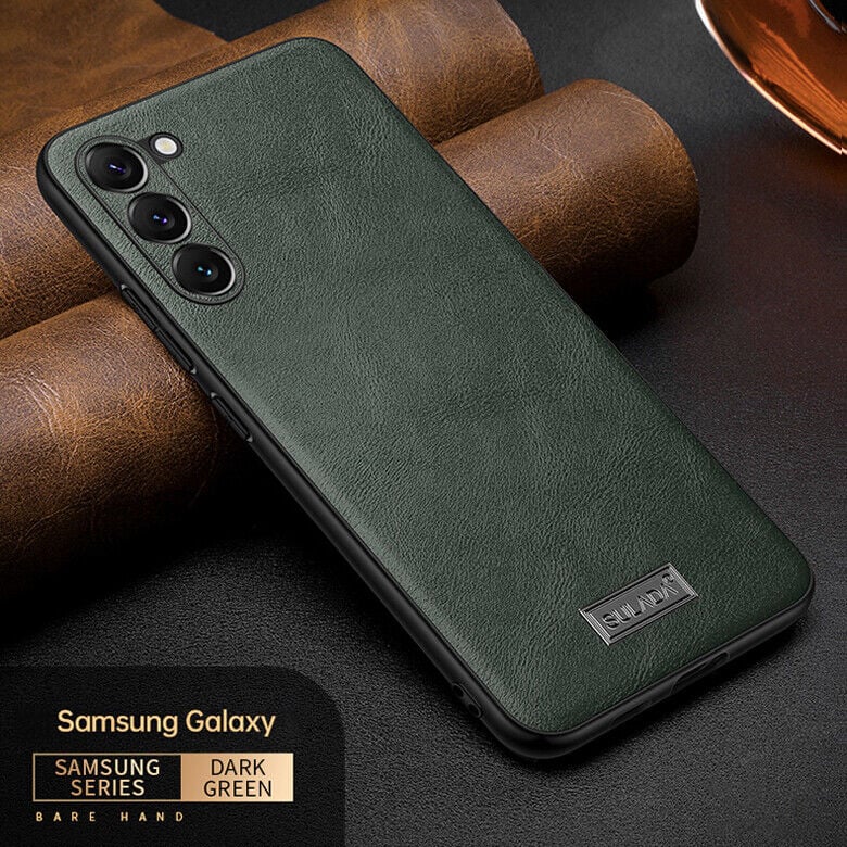 Capa de couro luxuosa Samsung 