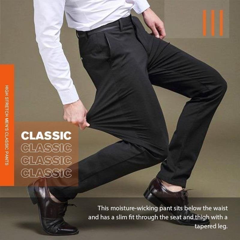 🔥49% de descuento🔥Pantalones clásicos de hombre de alta elasticidad 