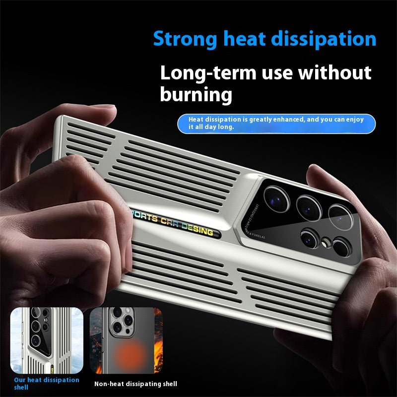 Samsung Series Hollow Line Cooling Phone Case